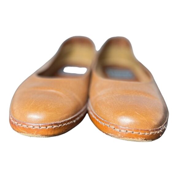 Maraolo Italian Leather Flats Loafer Womens US 8.5 EUR 39 Brown - Picture 3 of 10